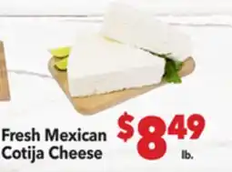 Vallarta Supermarkets Fresh Mexican Cotija Cheese offer