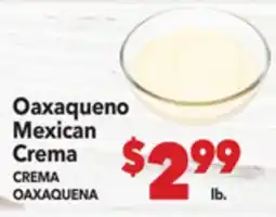 Vallarta Supermarkets Oaxaqueno Mexican Crema / CREMA OAXAQUENA offer