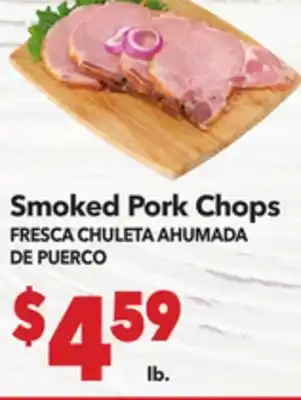Vallarta Supermarkets Smoked Pork Chops / FRESCA CHULETA AHUMADA DE PUERCO offer