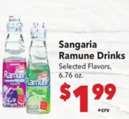Vallarta Supermarkets Sangaria Ramune Drinks offer