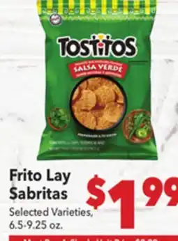 Vallarta Supermarkets Frito Lay Sabritas offer