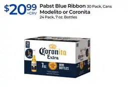 Rite Aid Pabst Blue Ribbon or Coronita offer