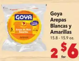 Vallarta Supermarkets Goya Arepas / Blancas y Amarillas offer