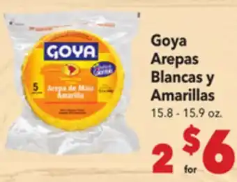 Vallarta Supermarkets Goya Arepas / Blancas y Amarillas offer