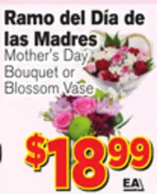 El Super Fresh Mother's Day Bouquet or Blossom Vase offer