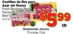 El Super Fresh Fresh Boneless Beef Flanken Ribs or Boneless Flanken Ribs offer