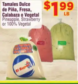 El Super Fresh Pineapple, Strawberry or 100% Vegetal offer