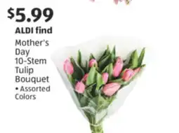 Aldi Mother's Day 10-Stem Tulip Bouquet offer