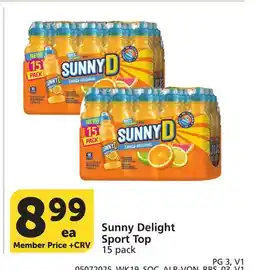 Albertsons Sunny Delight Sport Top offer