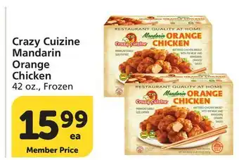 Albertsons Crazy Cuizine Mandarin Orange Chicken offer