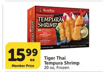 Albertsons Tiger Thai Tempura Shrimp offer