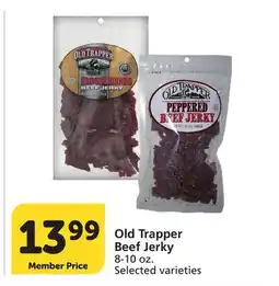 Albertsons Old Trapper Beef Jerky offer