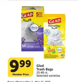 Albertsons Glad Trash Bags offer