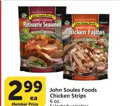 Albertsons John Soules Foods Chicken Strips offer
