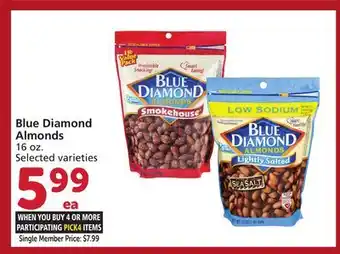 Albertsons Blue Diamond Almonds offer