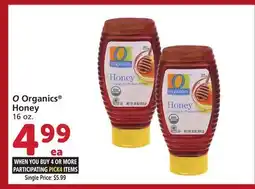 Albertsons O Organics Honey offer