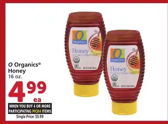 Albertsons O Organics Honey offer