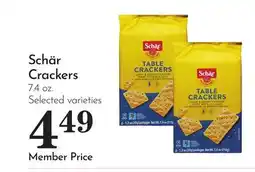 Pavilions Schär Crackers offer