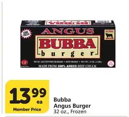 Albertsons Bubba Angus Burger offer