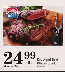 Pavilions Dry Aged Beef Ribeye Steak offer