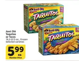 Albertsons José Olé Taquitos or Tacos offer
