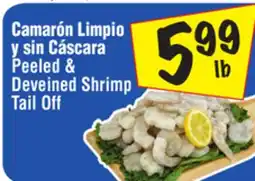 El Super Peeled & Deveined Shrimp Tail Off offer