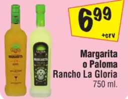 El Super Margarita o Paloma Rancho La Gloria offer