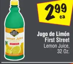 El Super First Street Lemon Juice offer
