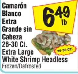El Super 26-30 Ct. Extra Large White Shrimp offer