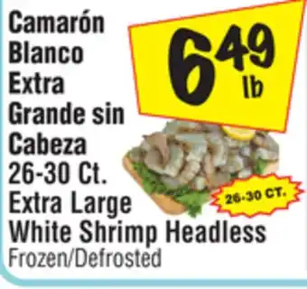 El Super 26-30 Ct. Extra Large White Shrimp offer