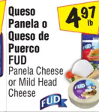 El Super Panela Cheese or Mild Head Cheese offer