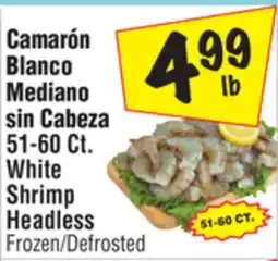 El Super White Shrimp Headless offer