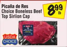 El Super Choice Boneless Beef Top Sirlion Cap offer