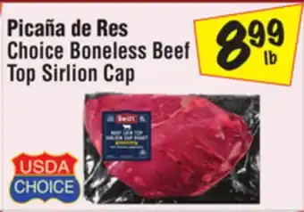 El Super Choice Boneless Beef Top Sirlion Cap offer