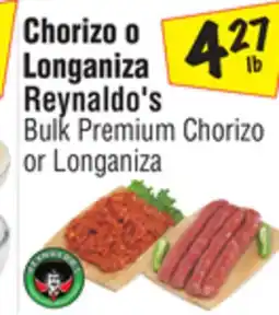 El Super Bulk Premium Chorizo or Longaniza offer