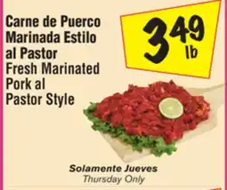 El Super Fresh Marinated Pork offer