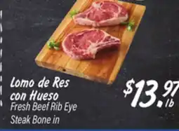 El Super Fresh Beef Rib Eye Steak offer