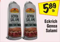 El Super Eckrich Genoa Salami offer