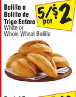 El Super White or Whole Wheat Bolillo offer