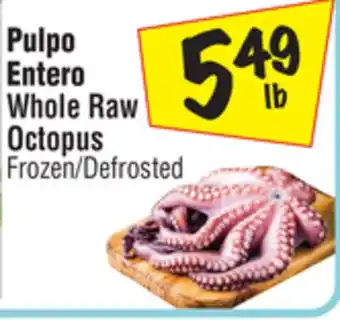 El Super Whole Raw Octopus offer