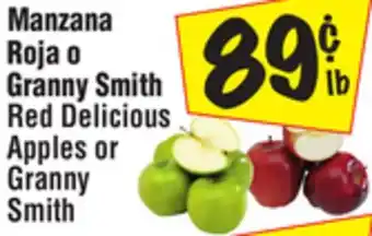 El Super Red Delicious Apples or Granny Smith offer