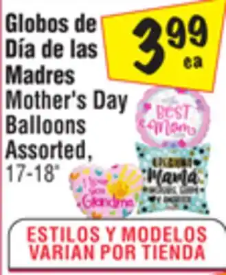 El Super Mother's Day Balloons offer
