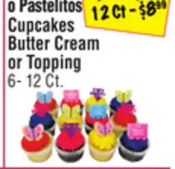 El Super Cupcakes Butter Creamor Topping 6 - 12 Ct offer