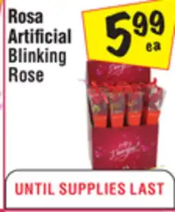 El Super Artificial Blinking Rose offer