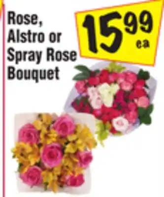 El Super Rose, Alstro or Spray Rose Bouquet offer