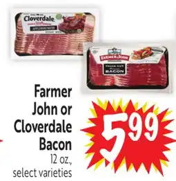 Foodmaxx Farmer John or Cloverdale Bacon offer
