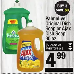 Super King Markets Palmolive Original Dish Soap or Ajax Dish Soap offer