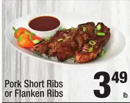 Super King Markets Pork Short Ribs or Flanken Ribs offer