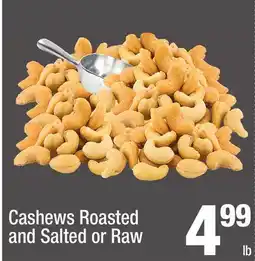 Super King Markets Cashews Roasted and Salted or Raw offer