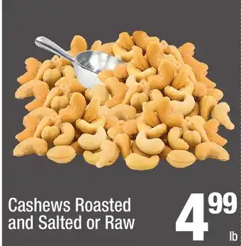 Super King Markets Cashews Roasted and Salted or Raw offer